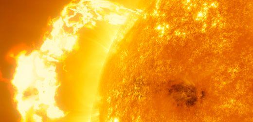 Teilchen von der Erde verst&auml;rkten die Wirkung des Super-Sonnensturms 2024

Bei einem